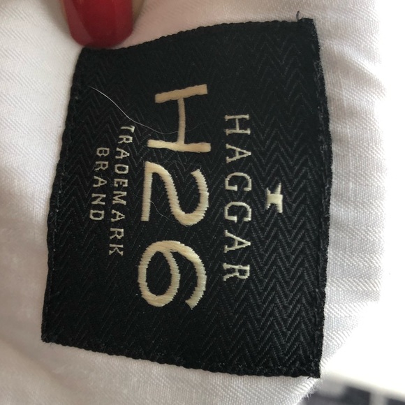 Men’s Shorts size 36 Haggar H26 B&W plaid shorts - Picture 5 of 8